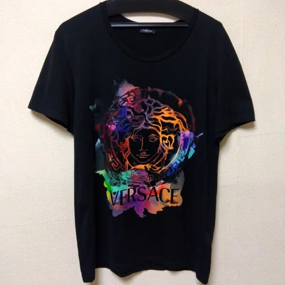 NWOT Versace Medusa Watercolor T-shirt! - Picture 1 of 8